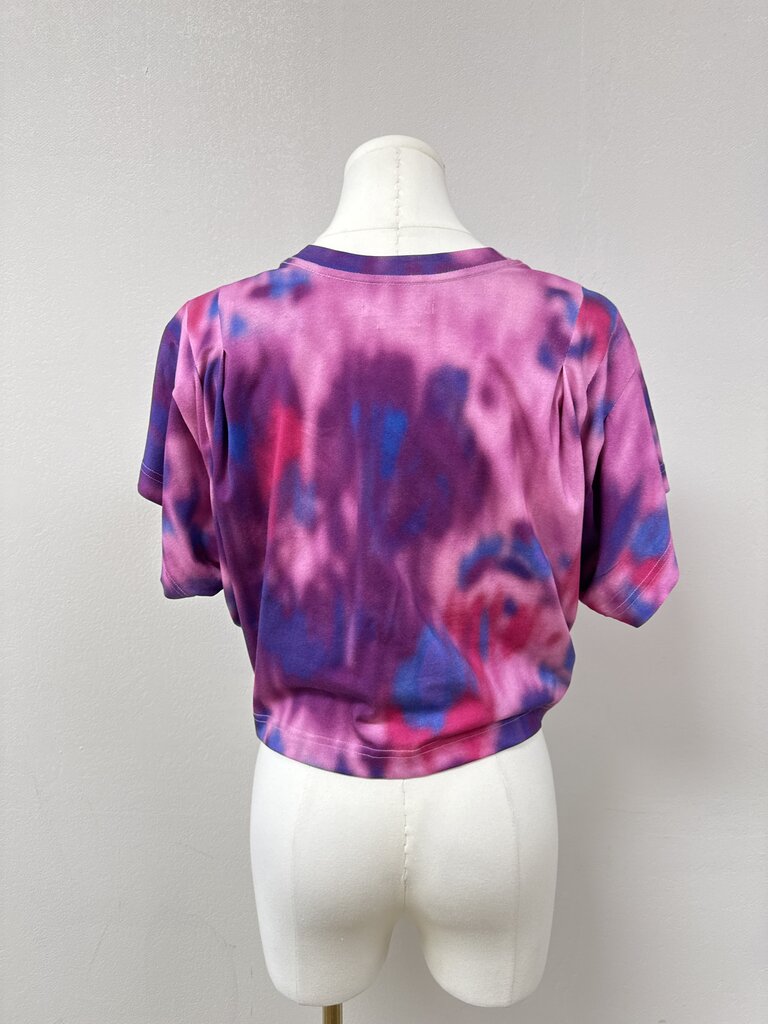Isabel Marant Pink Tie Dye Cropped Top