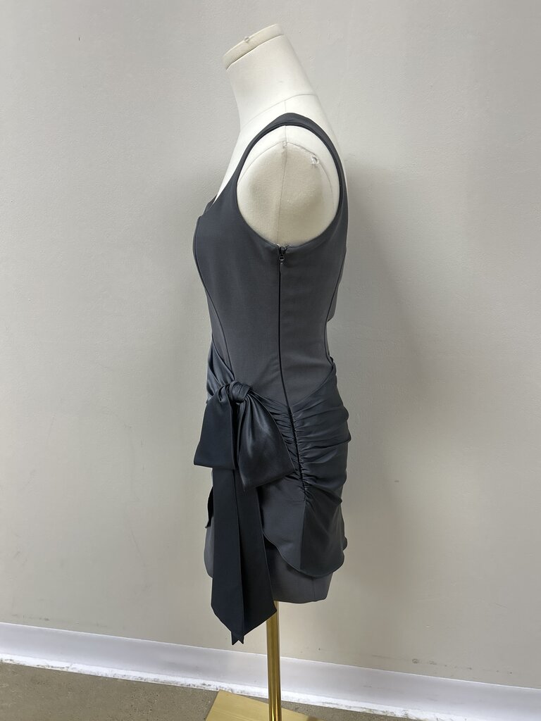 Cinq a Sept Grey Ruched Tank Dress