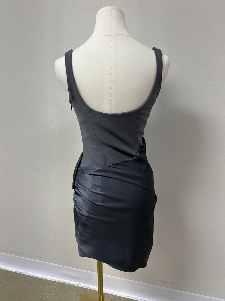 Cinq a Sept Grey Ruched Tank Dress