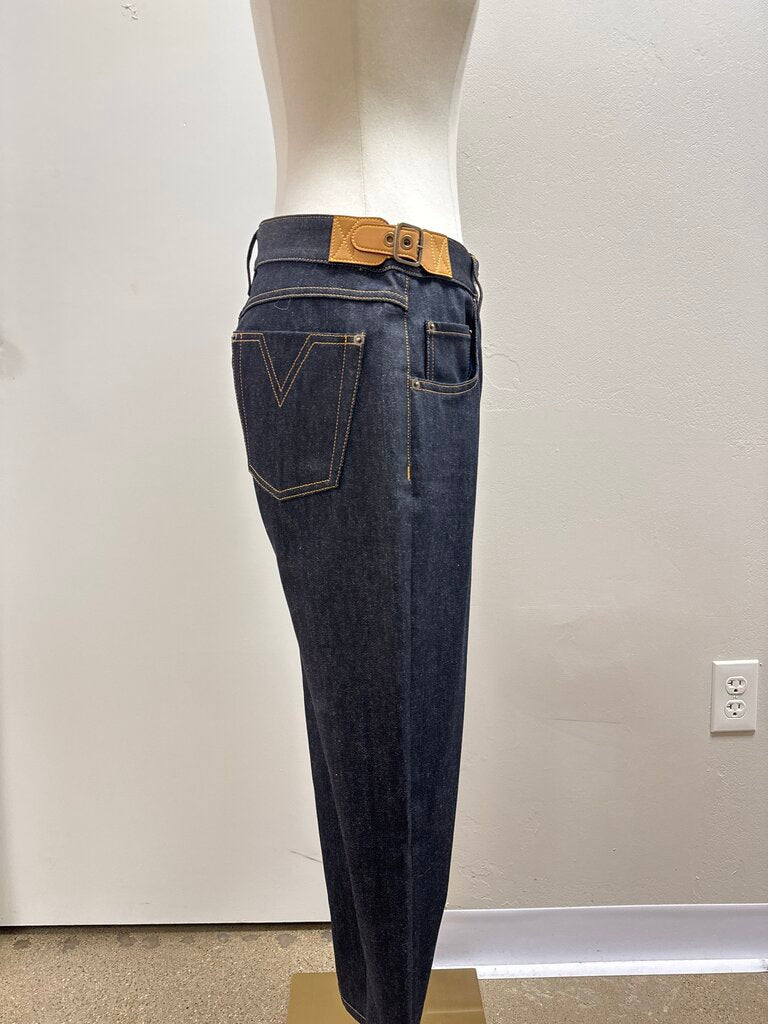 Louis Vuitton Dark Eyelet Tab Jeans (In Stotes $1930)
