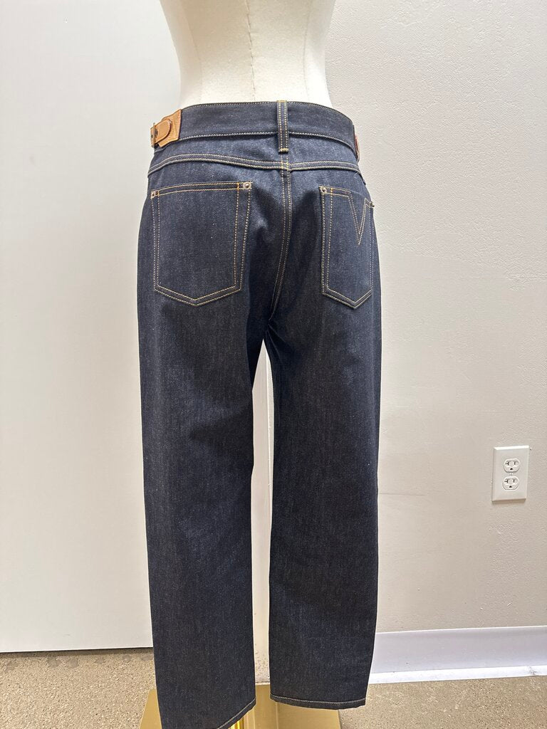 Louis Vuitton Dark Eyelet Tab Jeans (In Stotes $1930)