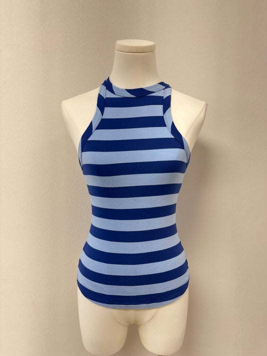 Maeve Blue Striped Tank