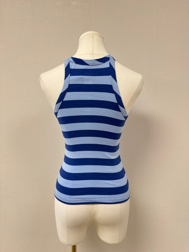 Maeve Blue Striped Tank