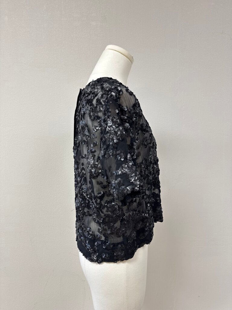 rag & bone Black Sequin Tee