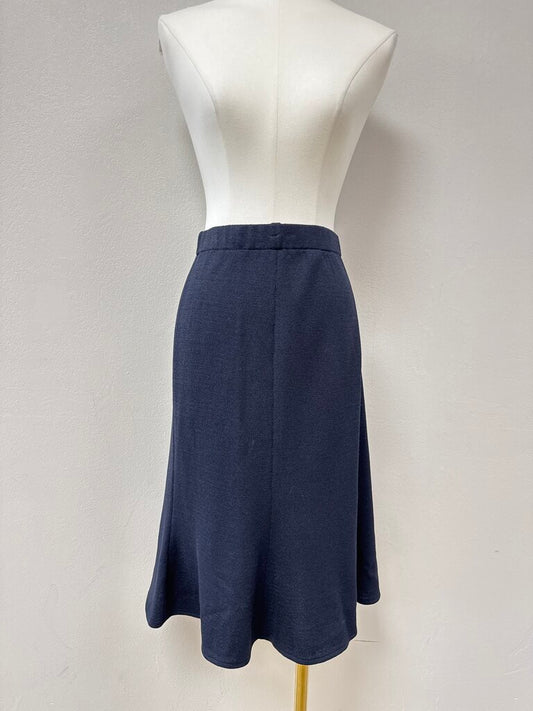St John Black Knit Skirt