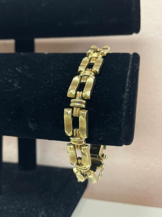 14k Yellow Gold Link Bracelet