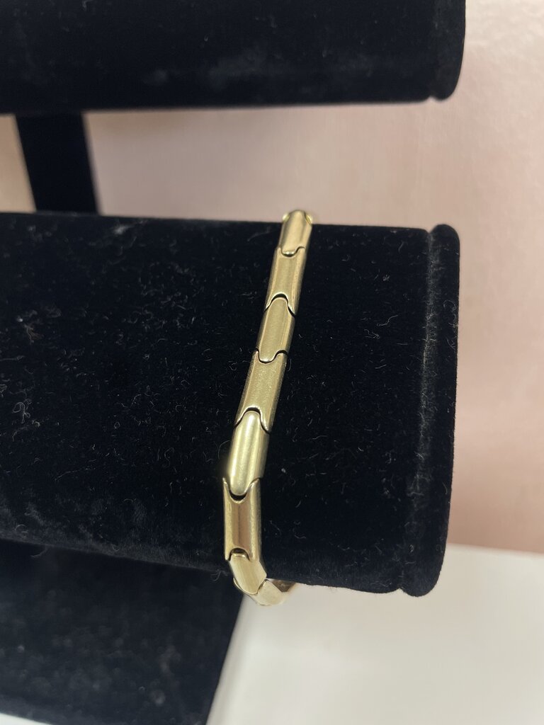 14k Yellow Gold High Polish Link Bracelet