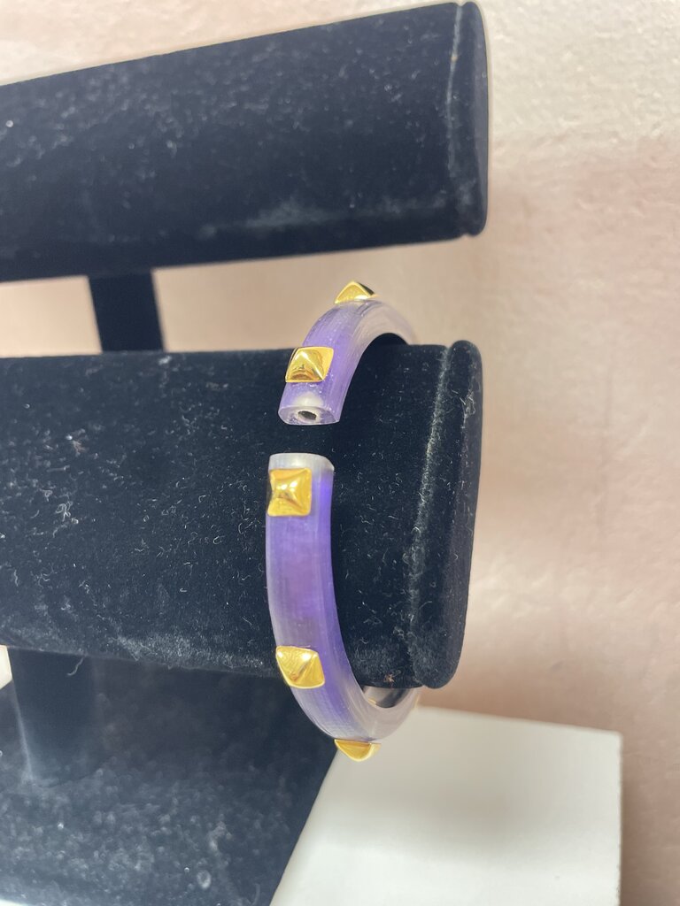 Alexis Bittar Purple Studded Bangle