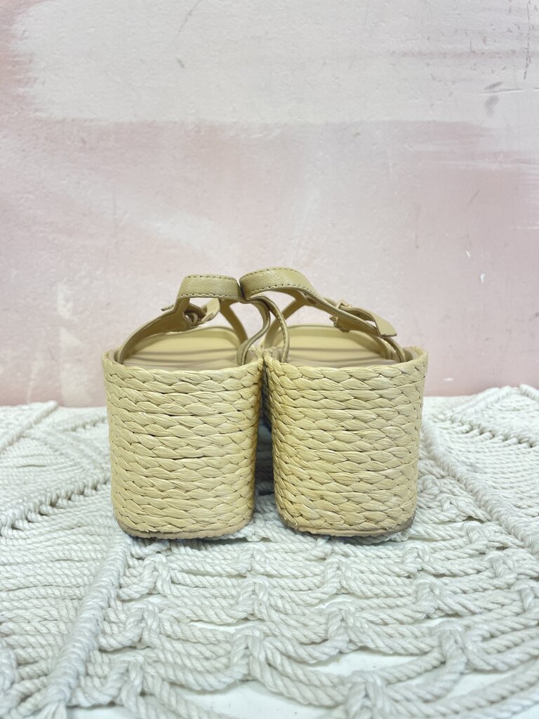Vince Beige Espadrille Platform