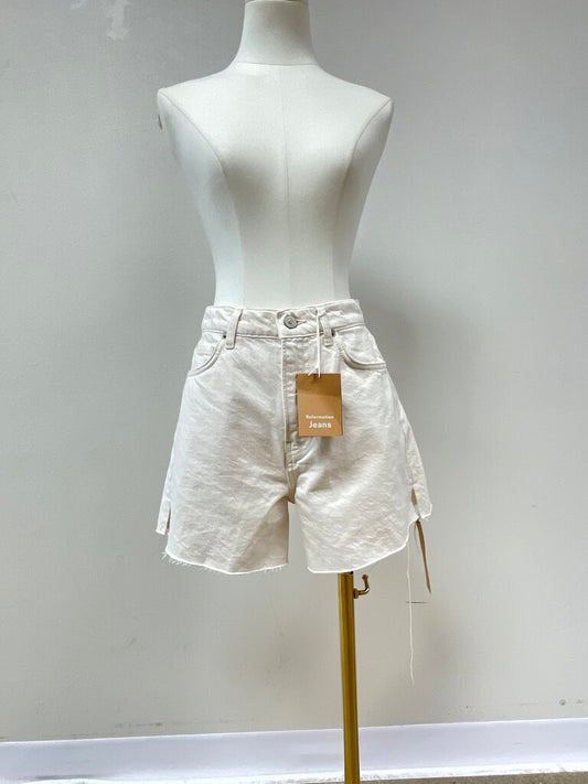 Reformation Cream Jean Short NWT
