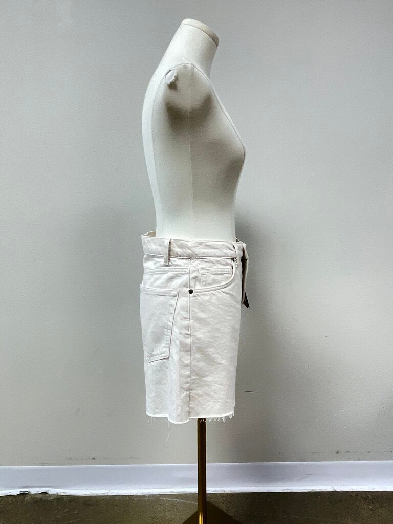 Reformation Cream Jean Short NWT