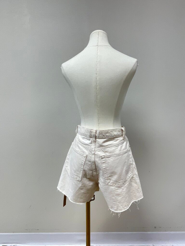 Reformation Cream Jean Short NWT