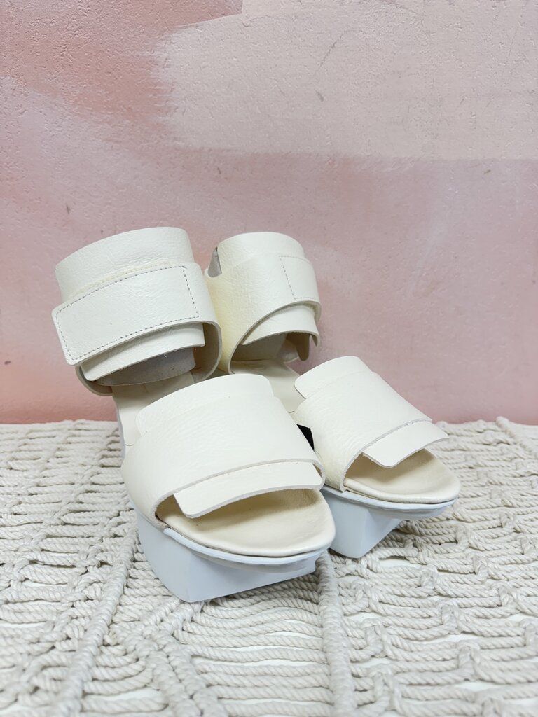 Trippen White Platform Sandal
