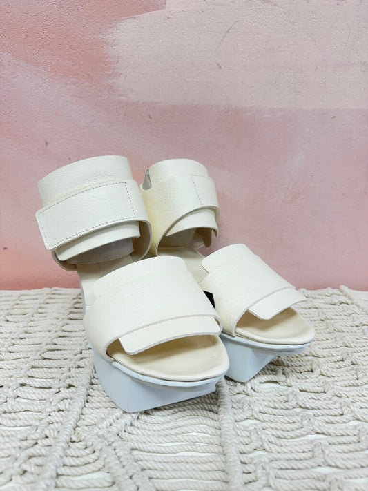 Trippen White Platform Sandal