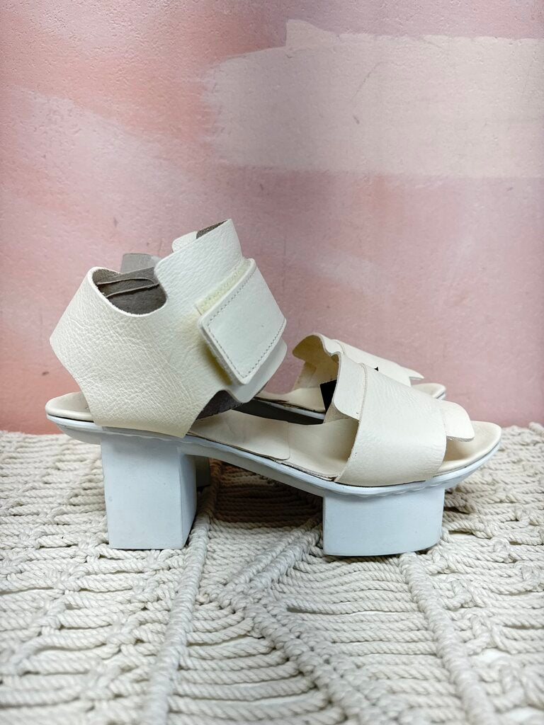 Trippen White Platform Sandal