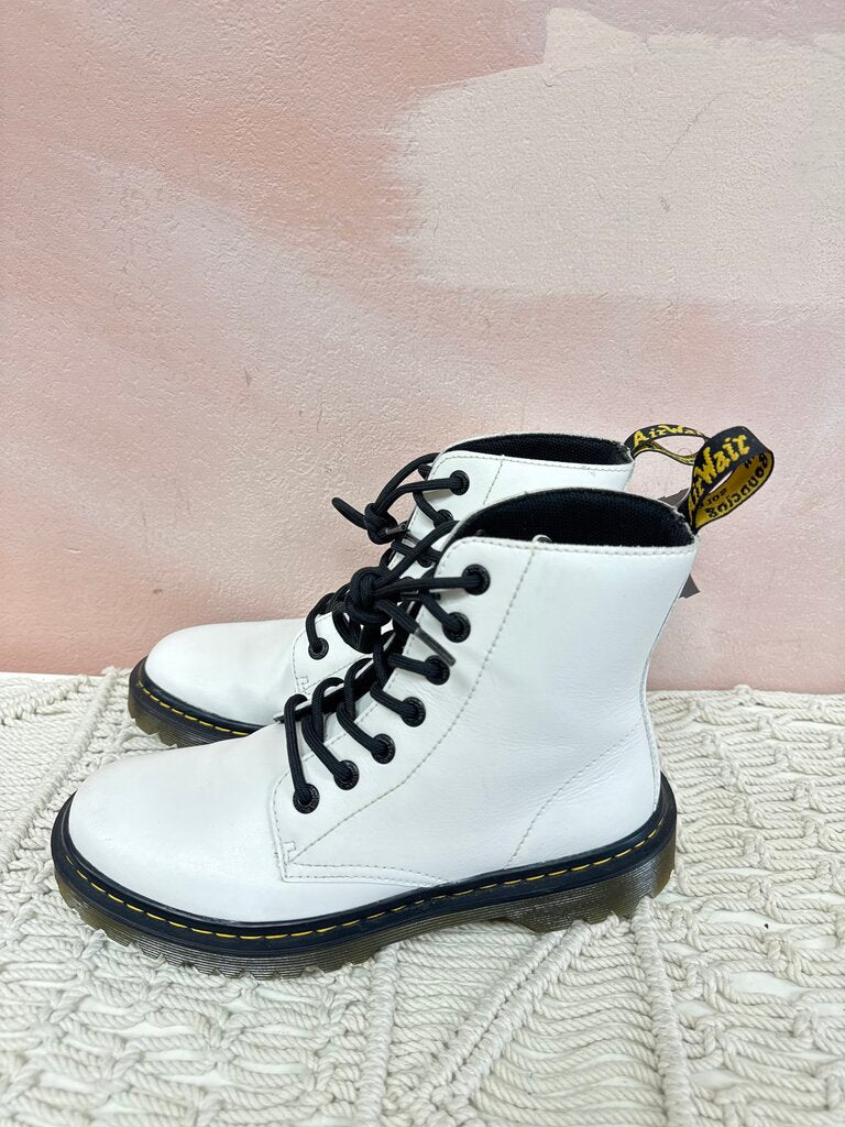 Dr Marten Air Wair White Boot