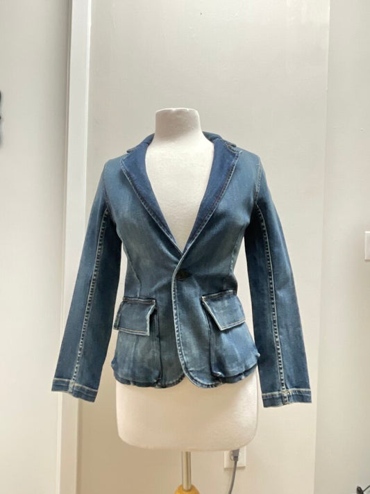 Nili Lotan Denim Blazer