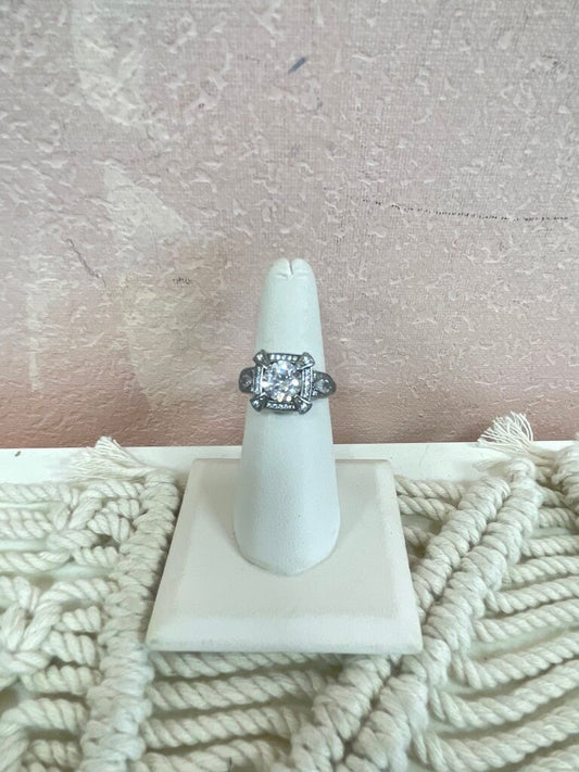 Ross Simons CZ Sterling Cocktail Ring