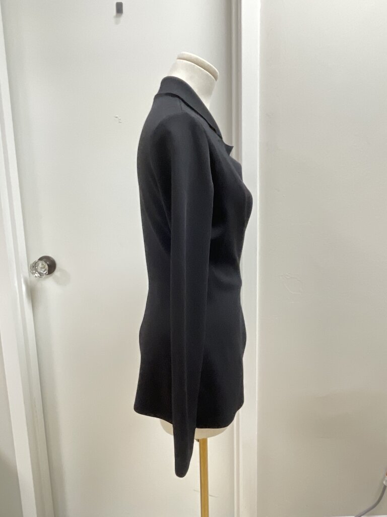 Stella McCartney Black Split Hem Blazer
