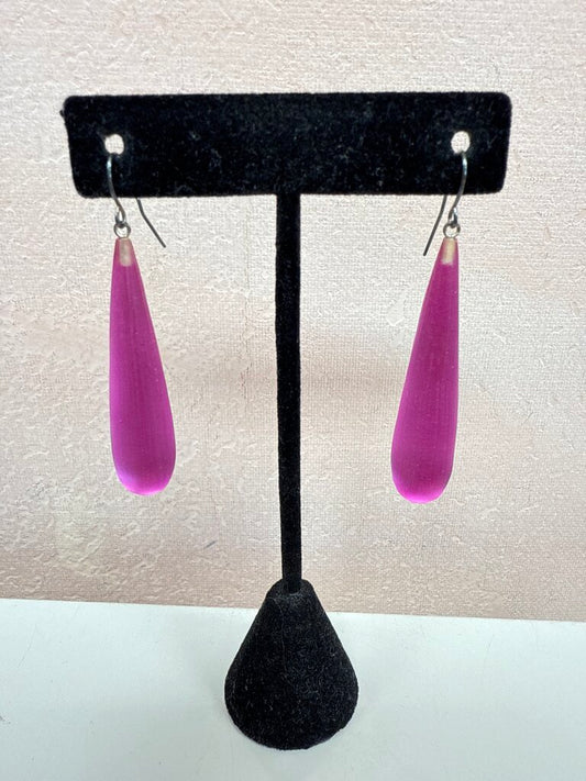 Alexis Bitter Pink Tear Drop Earring