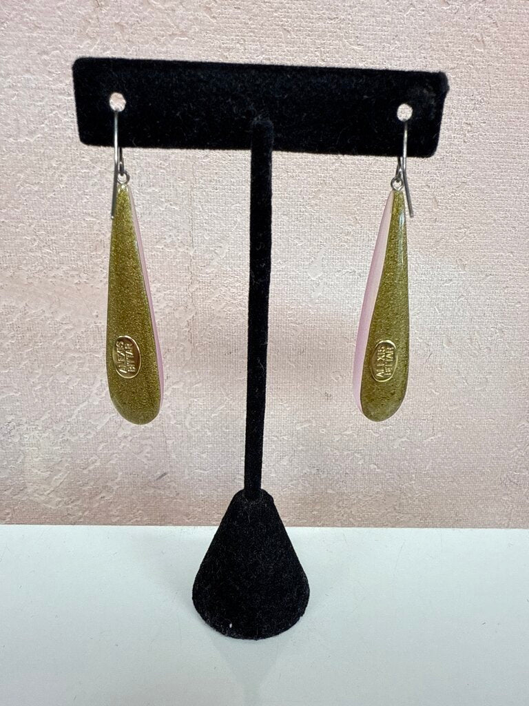 Alexis Bitter Pink Tear Drop Earring