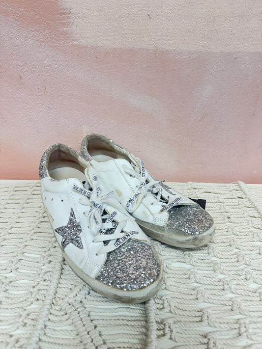 Golden Goose White Sequin Sneaker