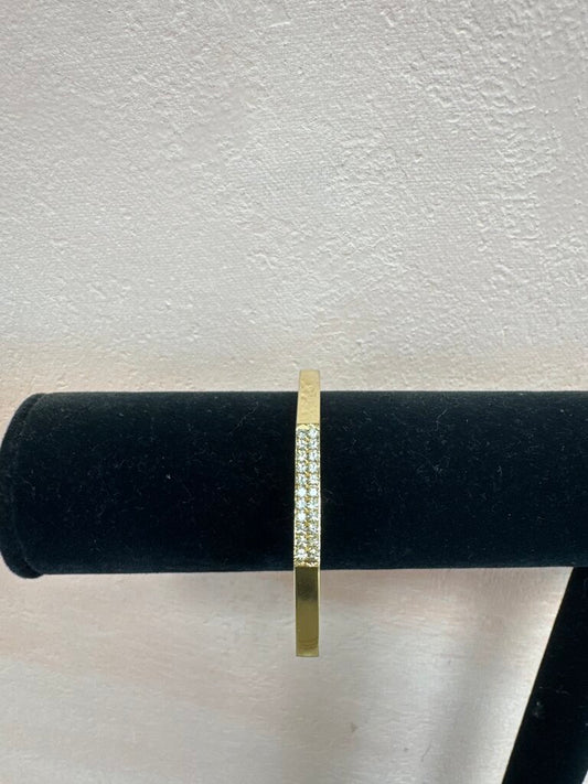 Costume Gold and Diamond Bangle