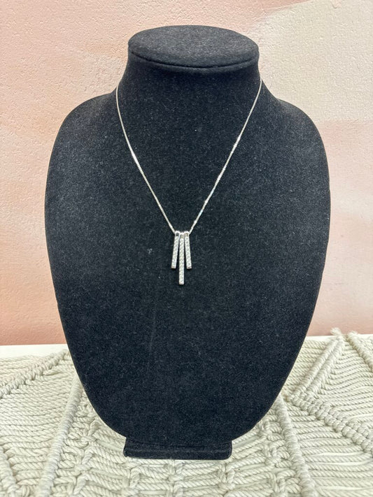 Costume 3 Bar Drop Necklace