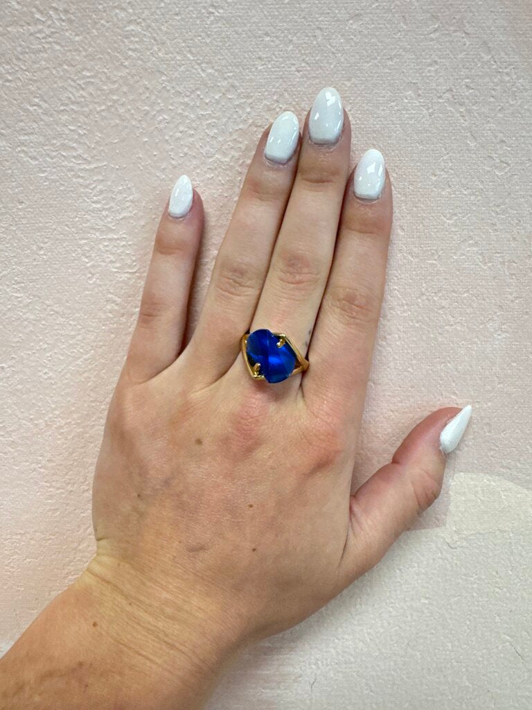 Costume Blue Stone RIng