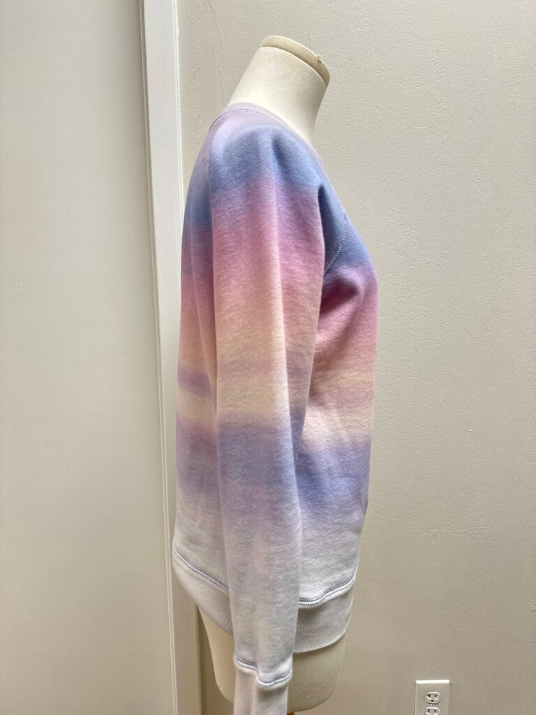 Isable Marant Purple Tie Dye Logo Sweatshirt