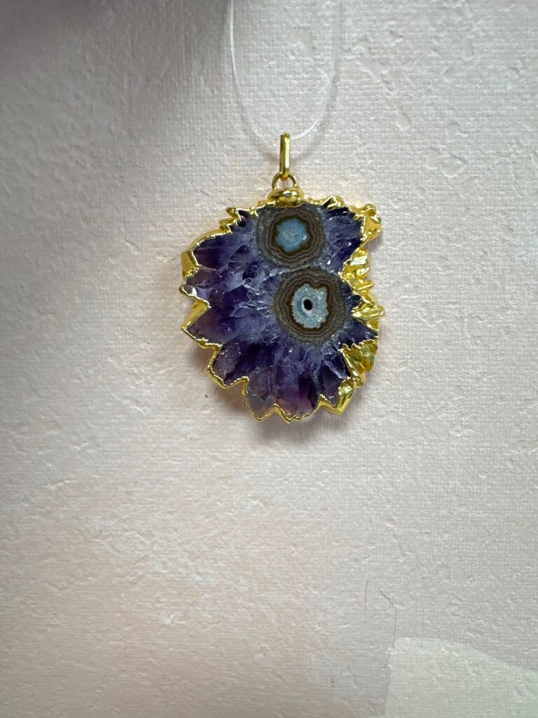 Costume Purple Quartz Pendant