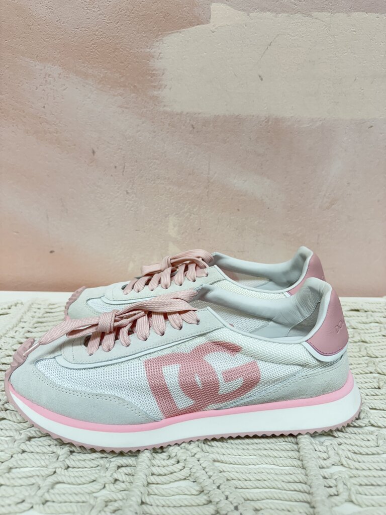 Dolce & Gabbana Pink Logo Sneaker
