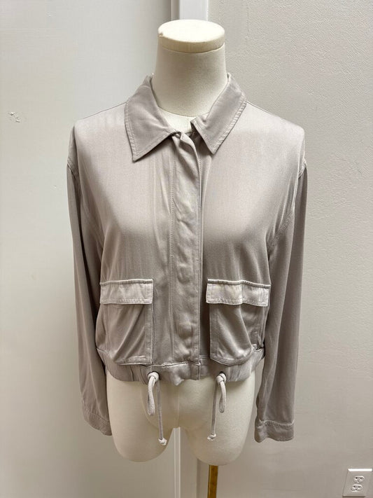 Splendid Grey Cropped Jacket NWT