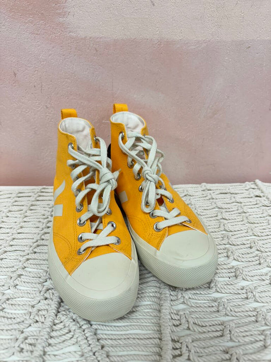 Veja Yellow High Top Sneaker