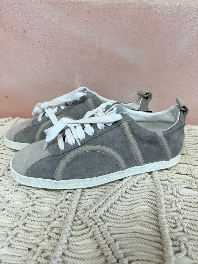 Toteme Grey Suede Sneaker