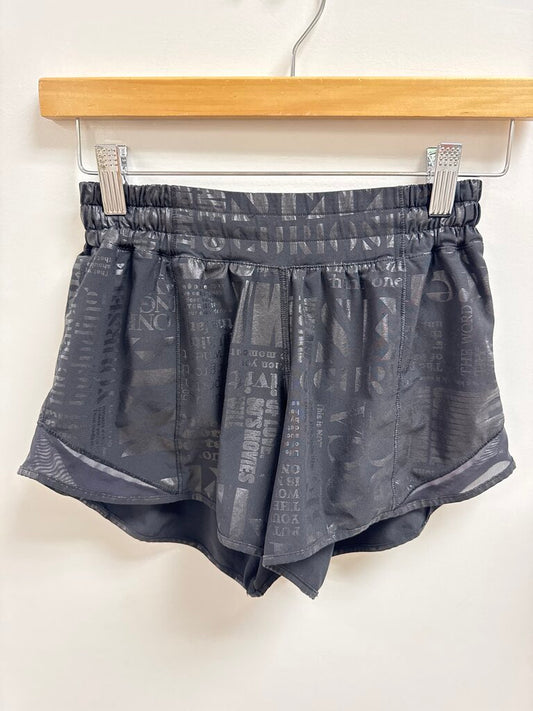 Lululemon Black Logo Shorts