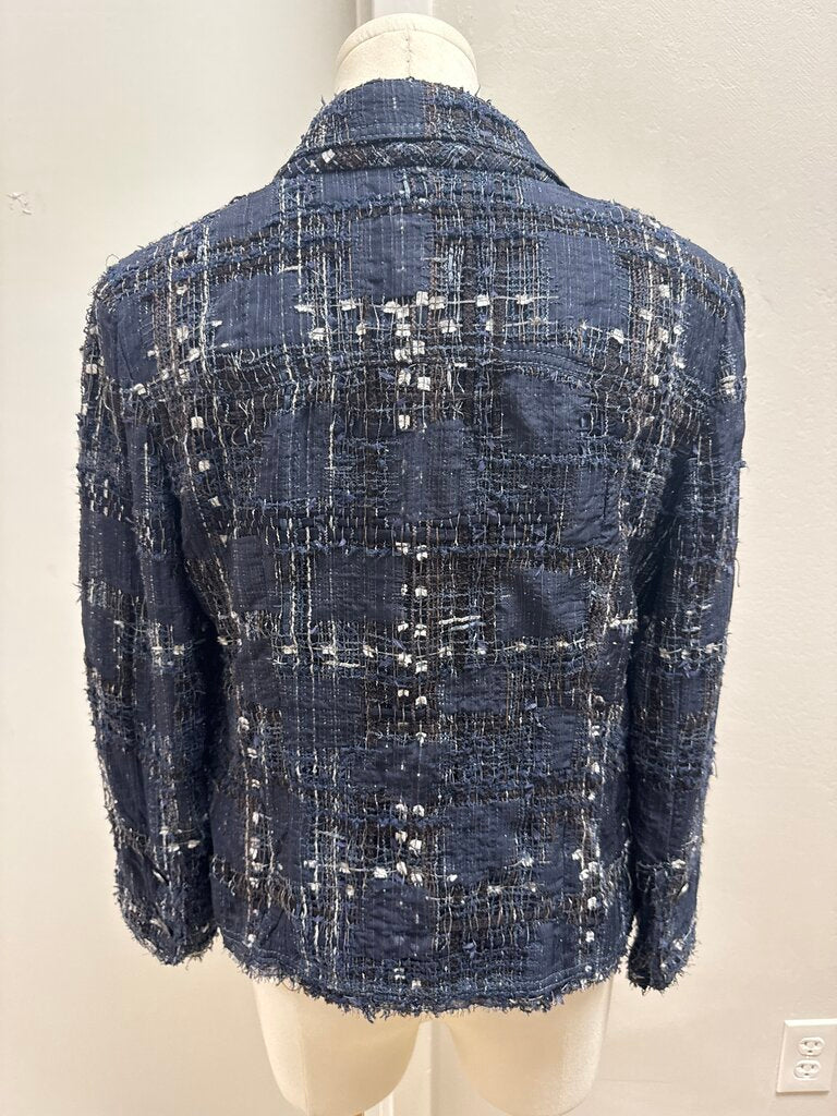 Chanel Blue Tweed Vintage Jacket and Shell Tank