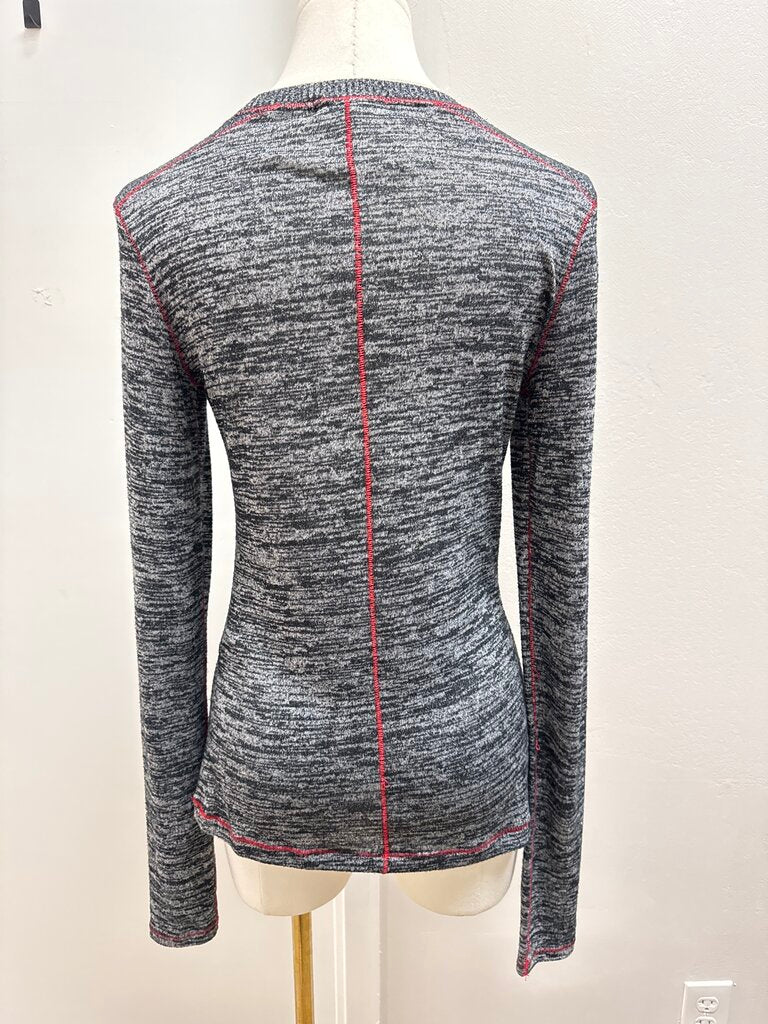rag & bone Grey Marled Tee