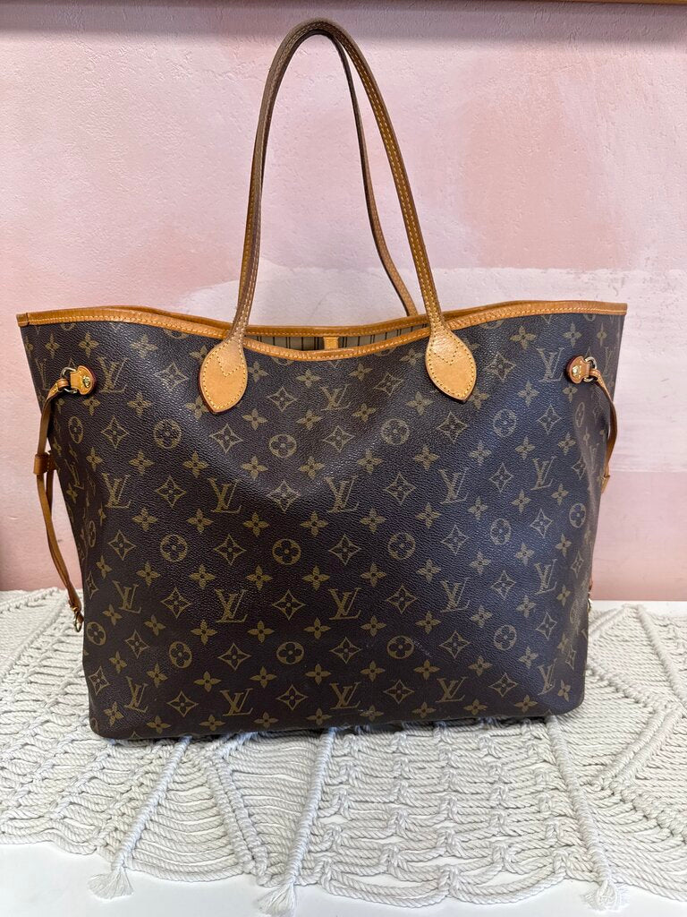 Lous Vuitton Monogram Neverful GM w/Pochette '15 (dust bag)