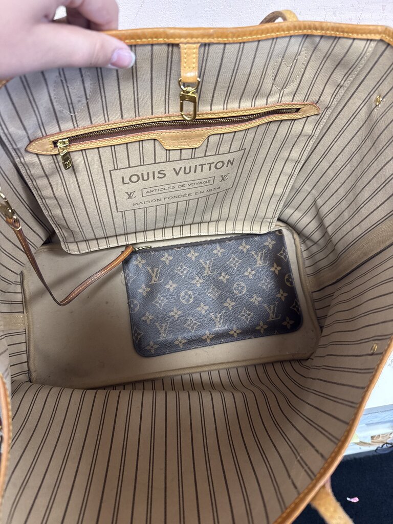 Lous Vuitton Monogram Neverful GM w/Pochette '15 (dust bag)