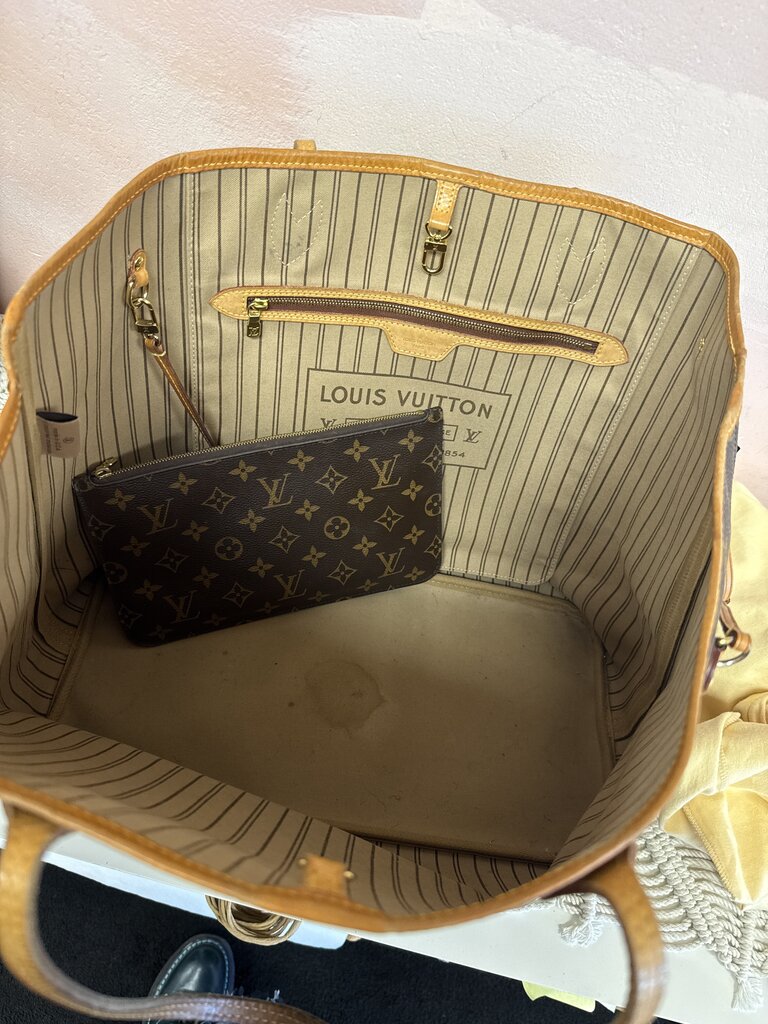 Lous Vuitton Monogram Neverful GM w/Pochette '15 (dust bag)