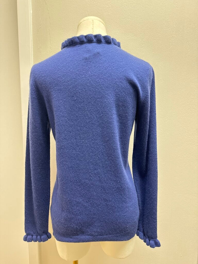 J McLaughlin Cashmere Sweater With Ruffle Detail