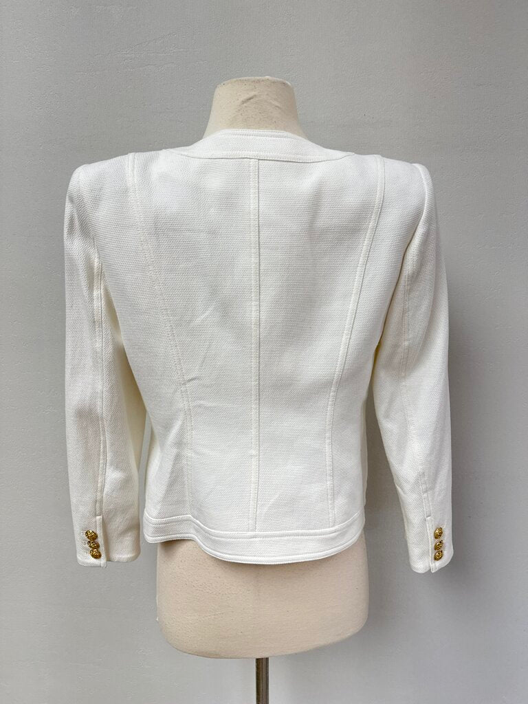 Veronica Beard White Cropped Jacket NWT