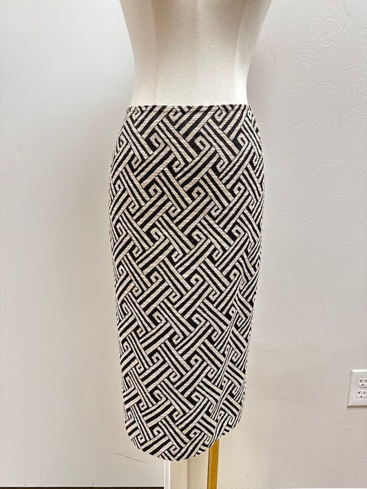 Lafayette 148 Black and White Skirt