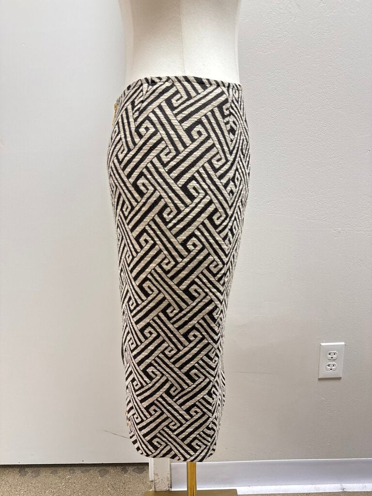 Lafayette 148 Black and White Skirt