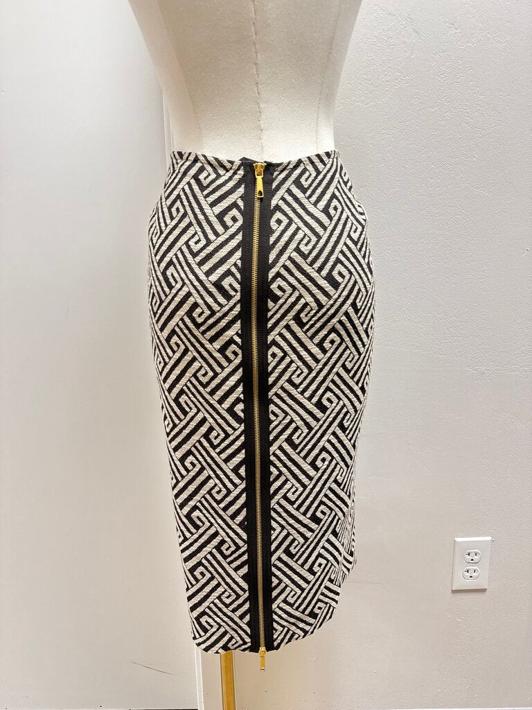 Lafayette 148 Black and White Skirt