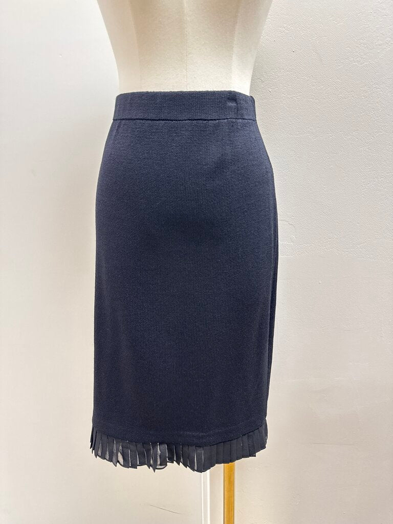 St John Black Knit Skirt NWT