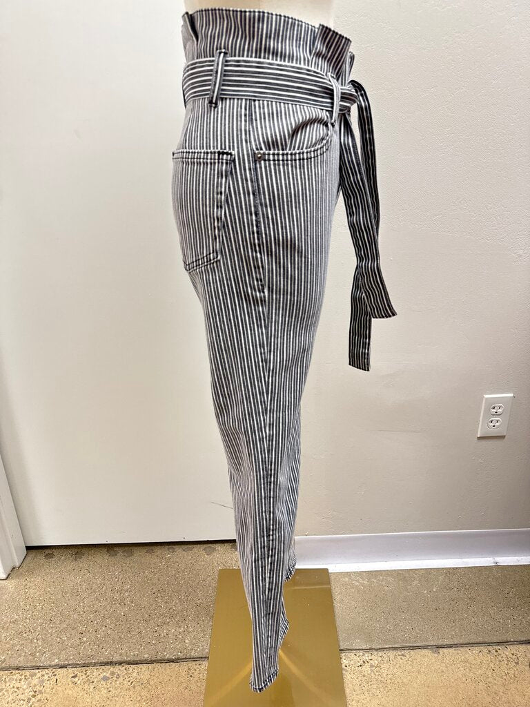 Frame Black Striped Jeans