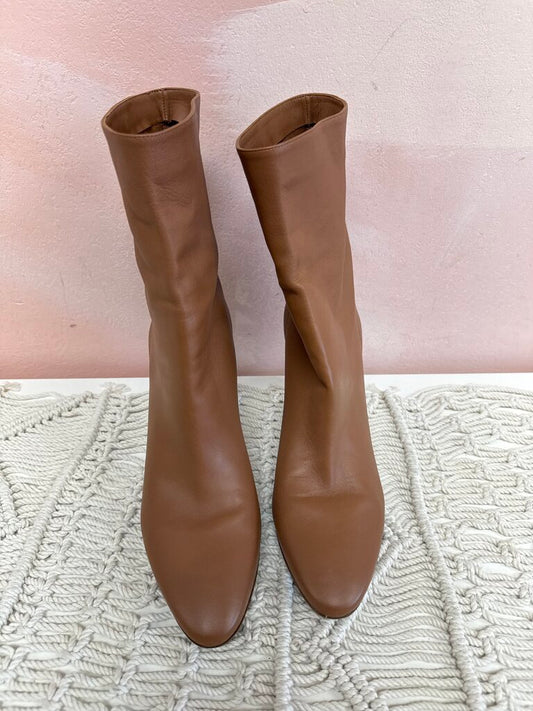 Aquazzura Tan Bootie