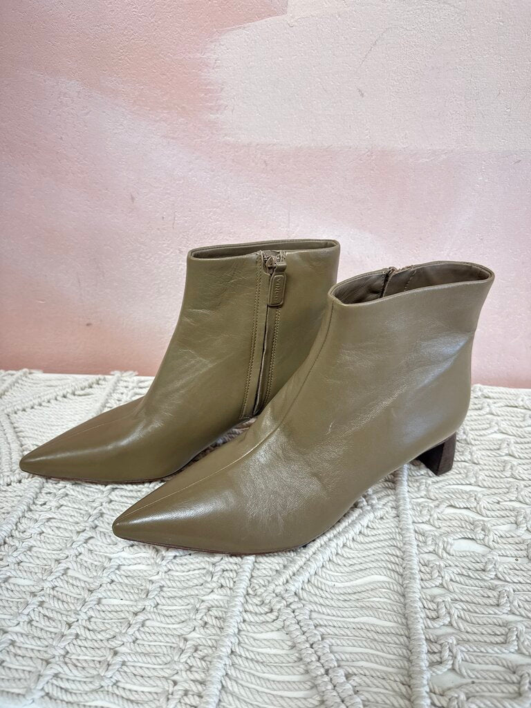 Vince Olive Bootie